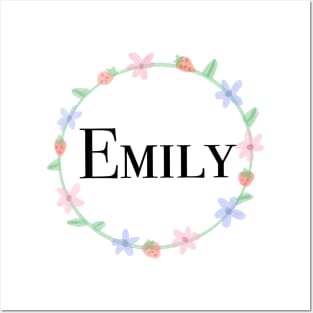 Emily name design Posters and Art